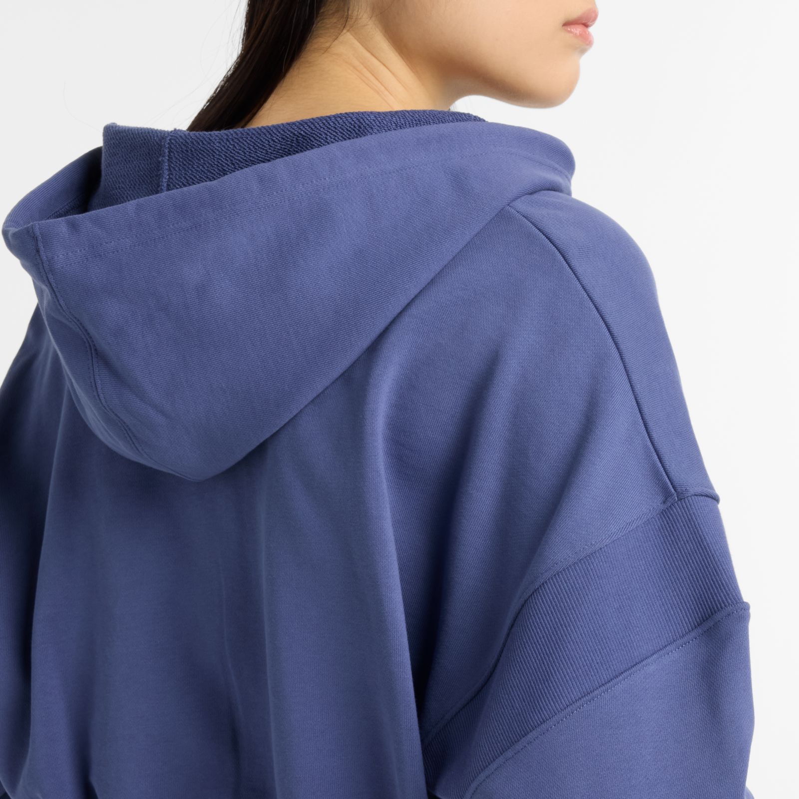 Женские куртки New Balance French Terry Full Zip — фото 6