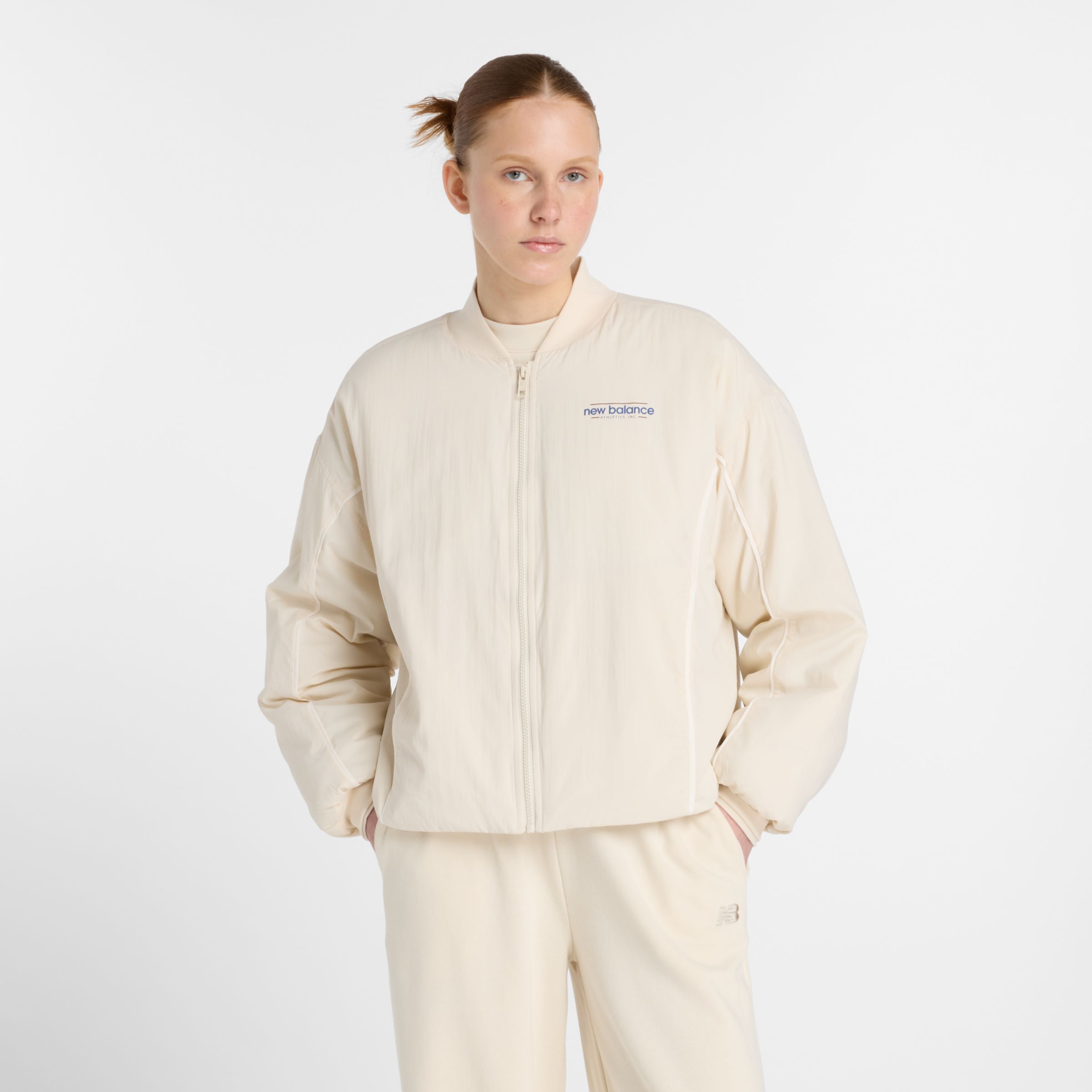 Veste bomber tiss&eacute;e revisit&eacute;e