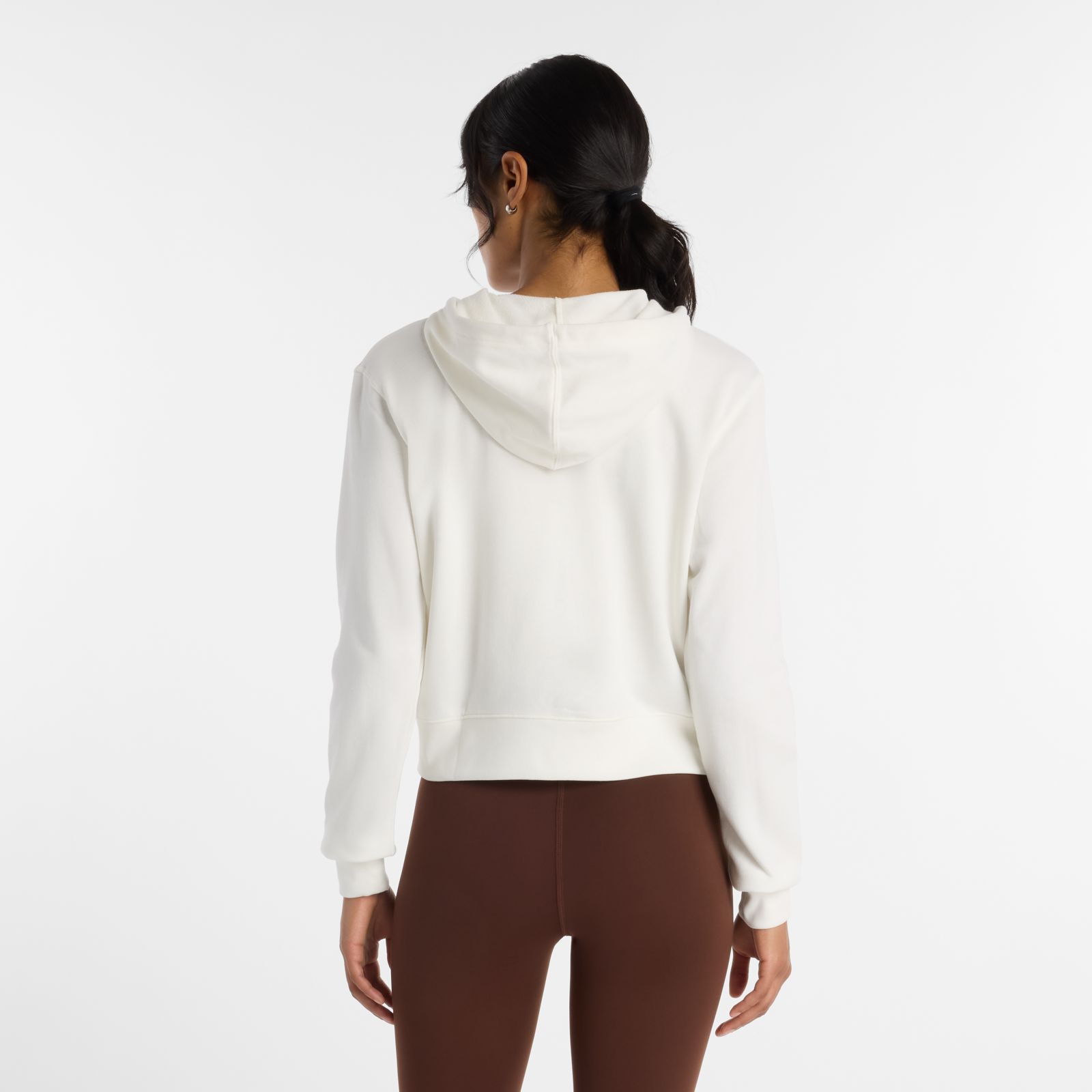 Женские худи New Balance Coastal Fleece Full Zip — фото 4