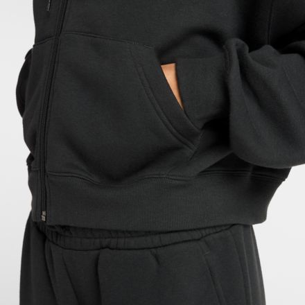 Veste à fermeture à glissière en molleton Linear Heritage