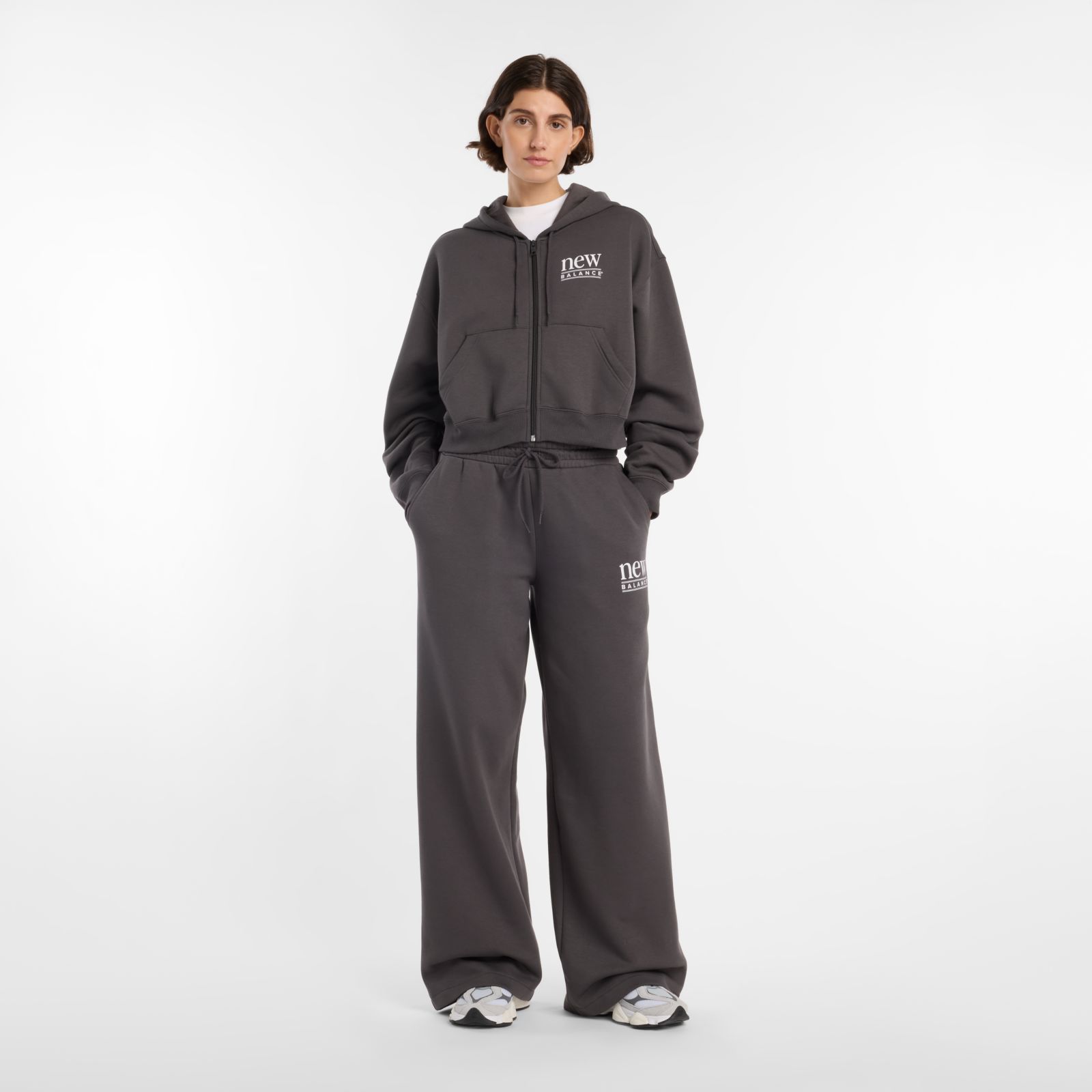 Женские худи New Balance Reimagined Fleece Full Zip — фото 2