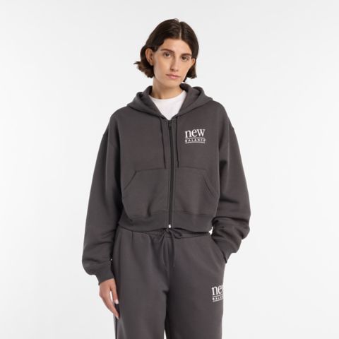 Женские худи New Balance Reimagined Fleece Full Zip