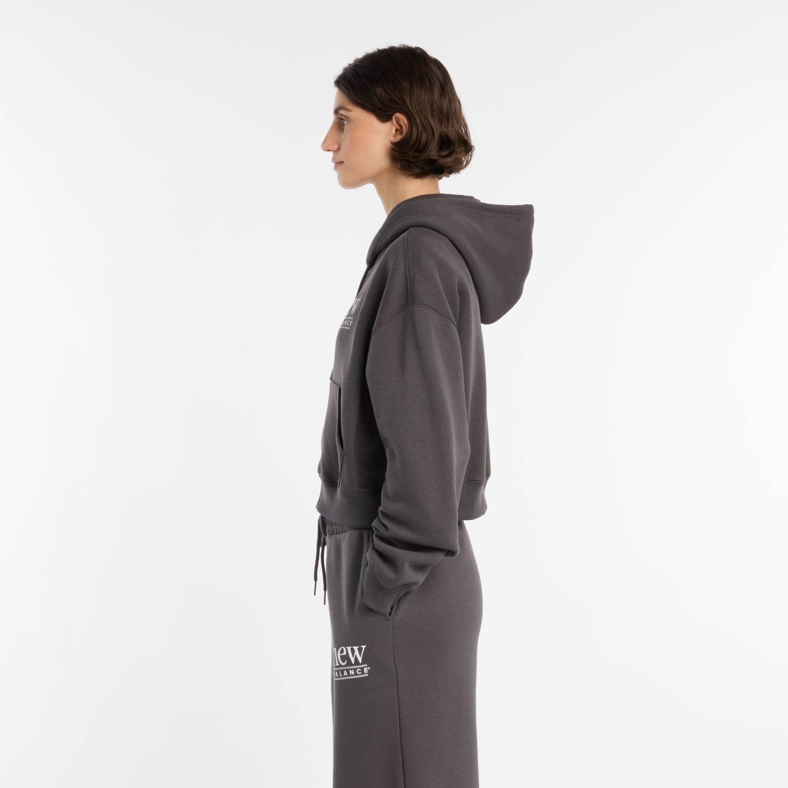 Женские худи New Balance Reimagined Fleece Full Zip — фото 4