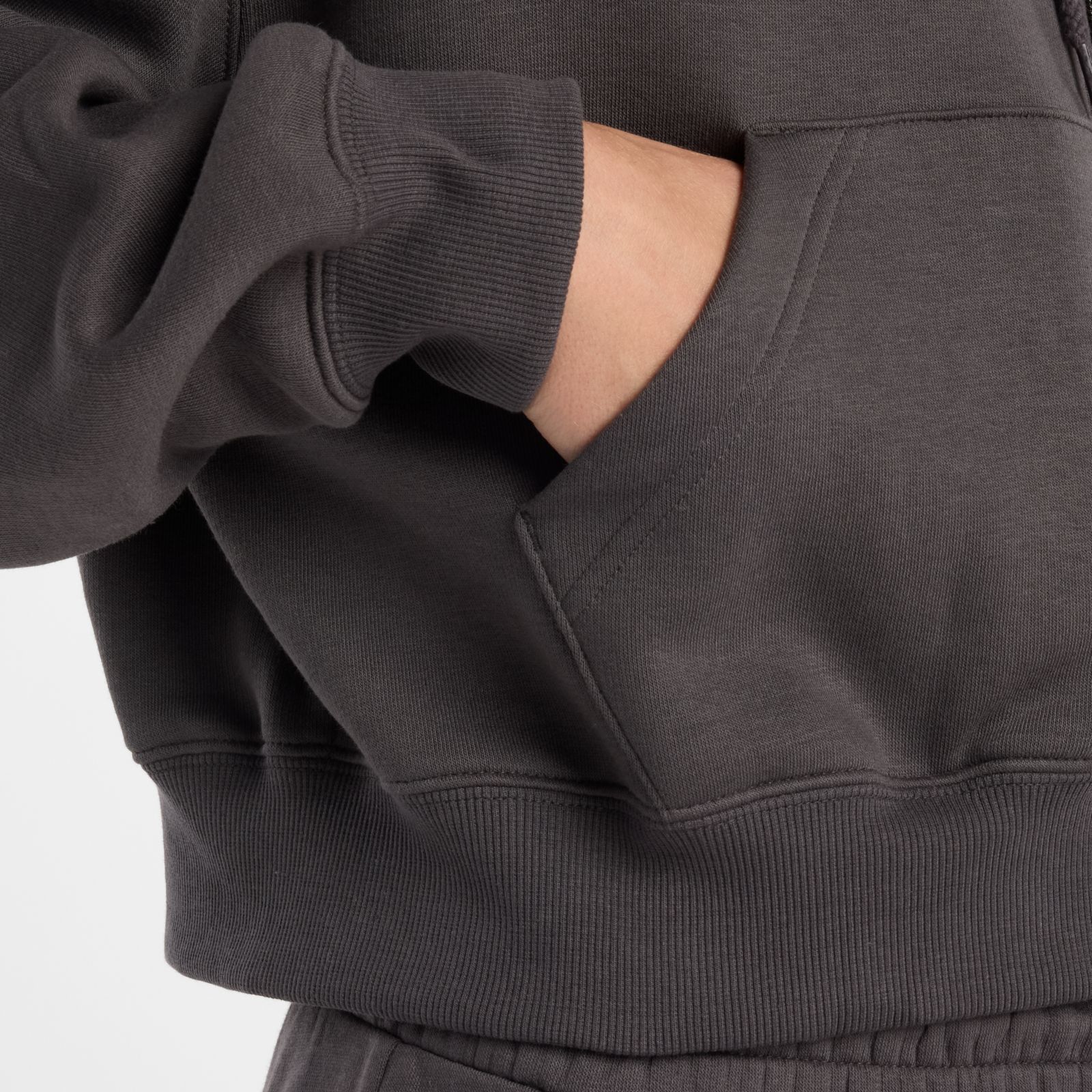 Женские худи New Balance Reimagined Fleece Full Zip — фото 5