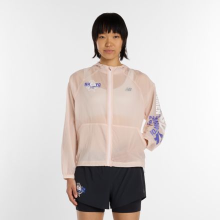 名古屋フーデッドウーブングラフィックジャケット, NB 103 WHITE, WJ6138PCAAA