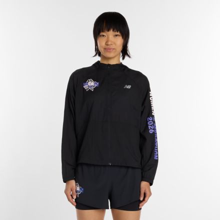 名古屋フーデッドウーブングラフィックジャケット, NB 103 WHITE, WJ6138PCBK