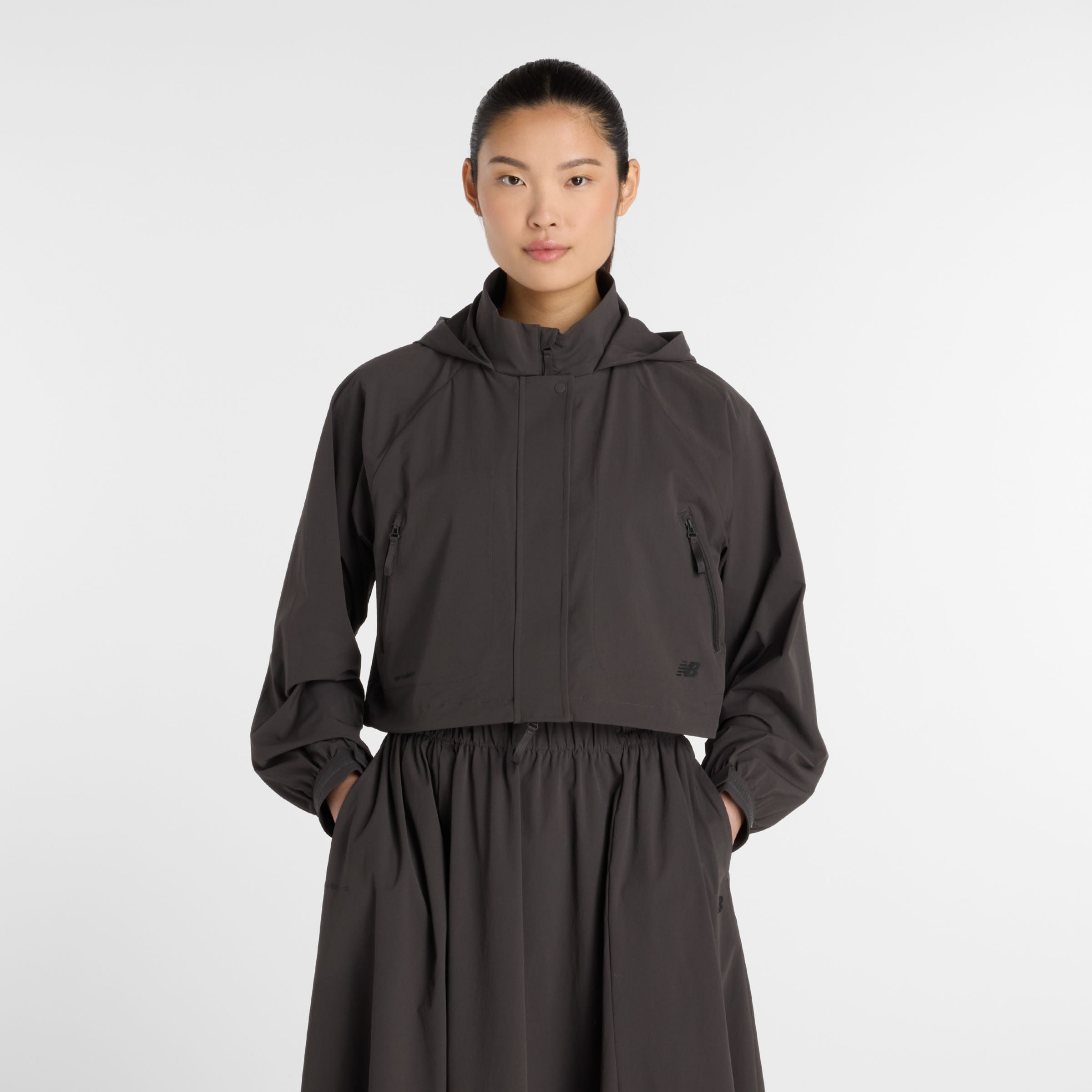 NB GREY Cropped Jacket