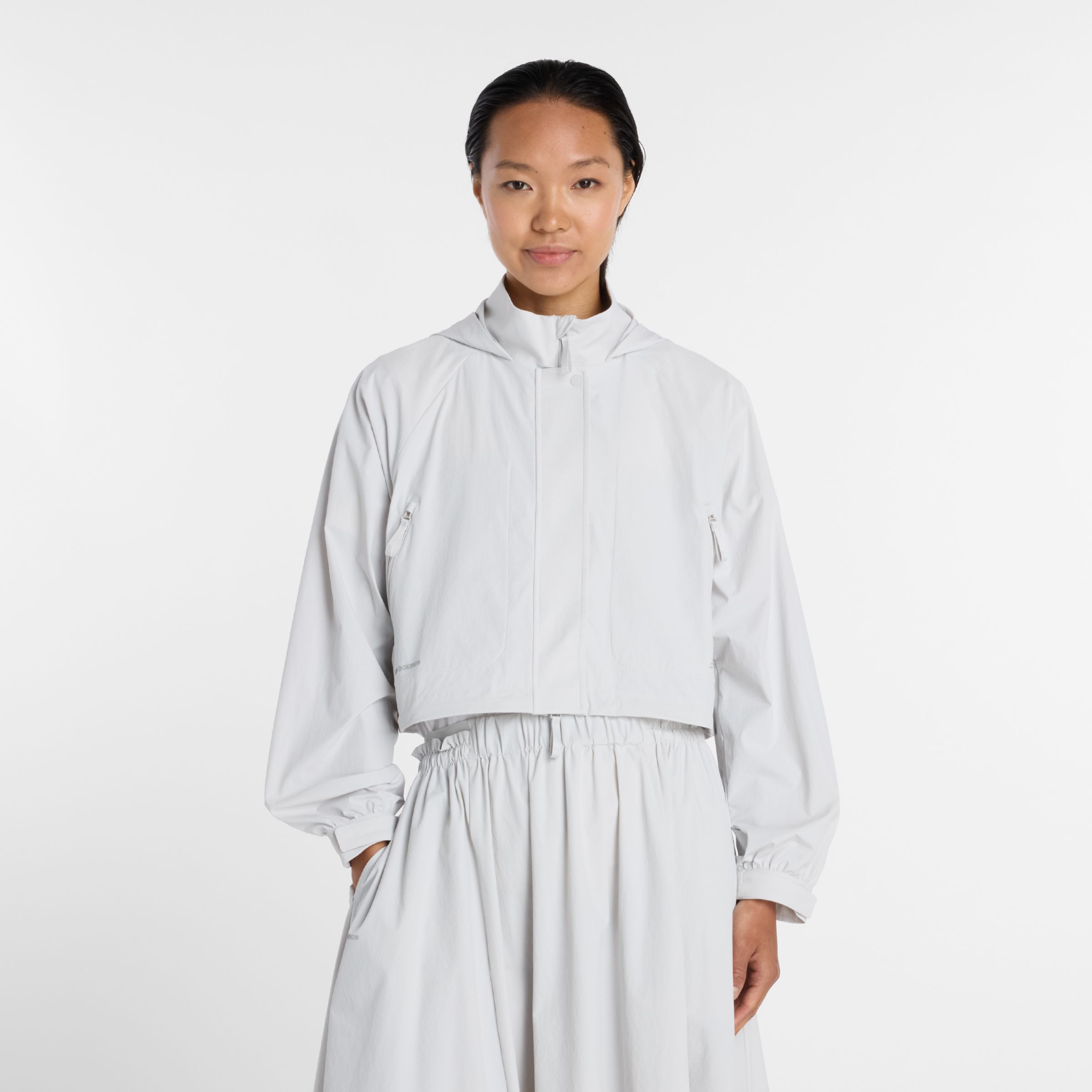 NB GREY クロップドジャケット