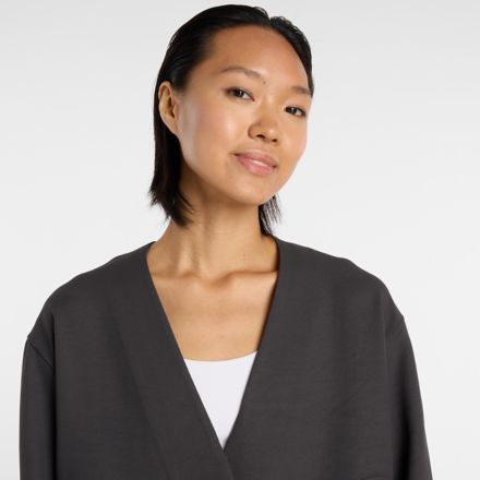 NB GREY ノーカラージャケット, FADED BLACK, WJ61784LABR