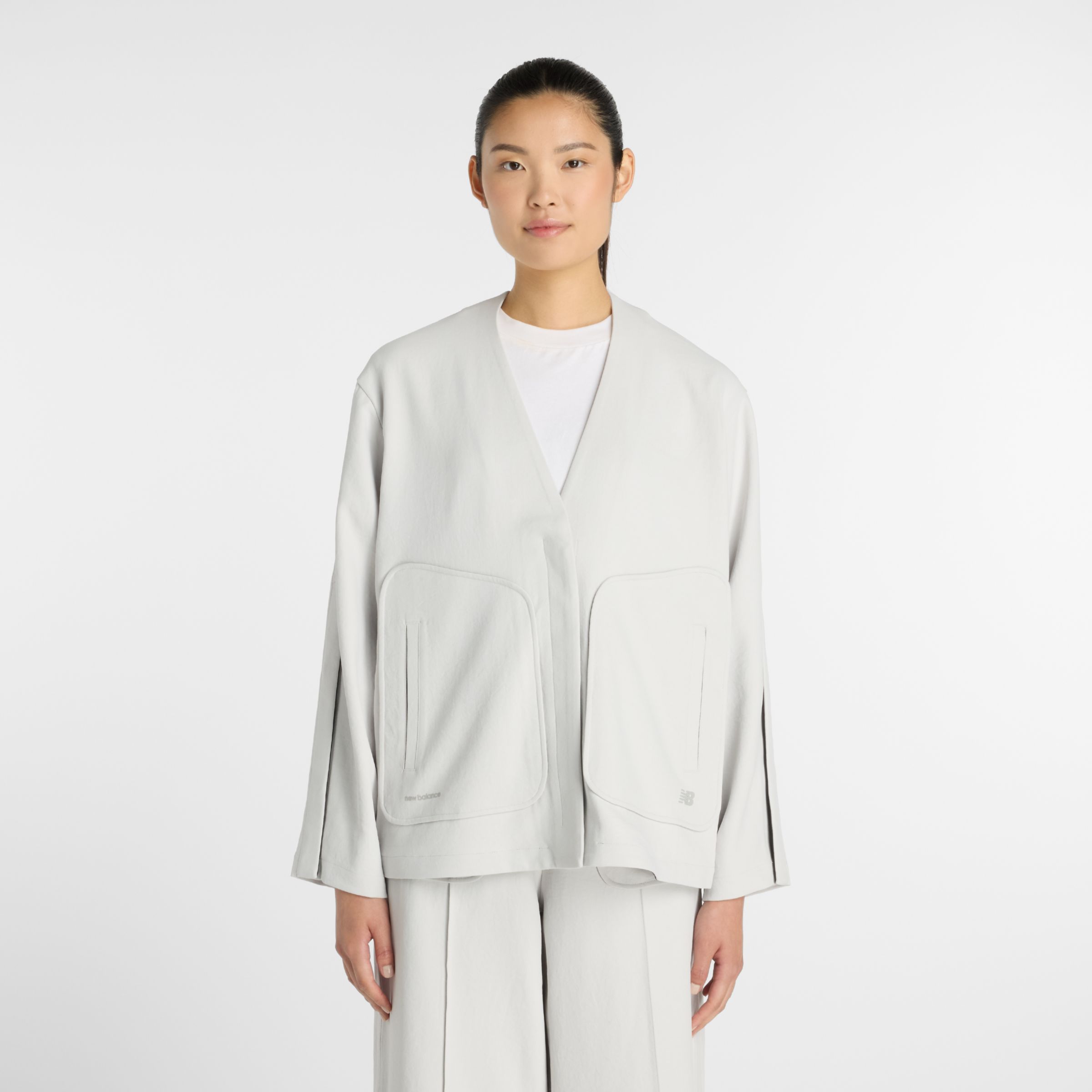 NB GREY ノーカラージャケット