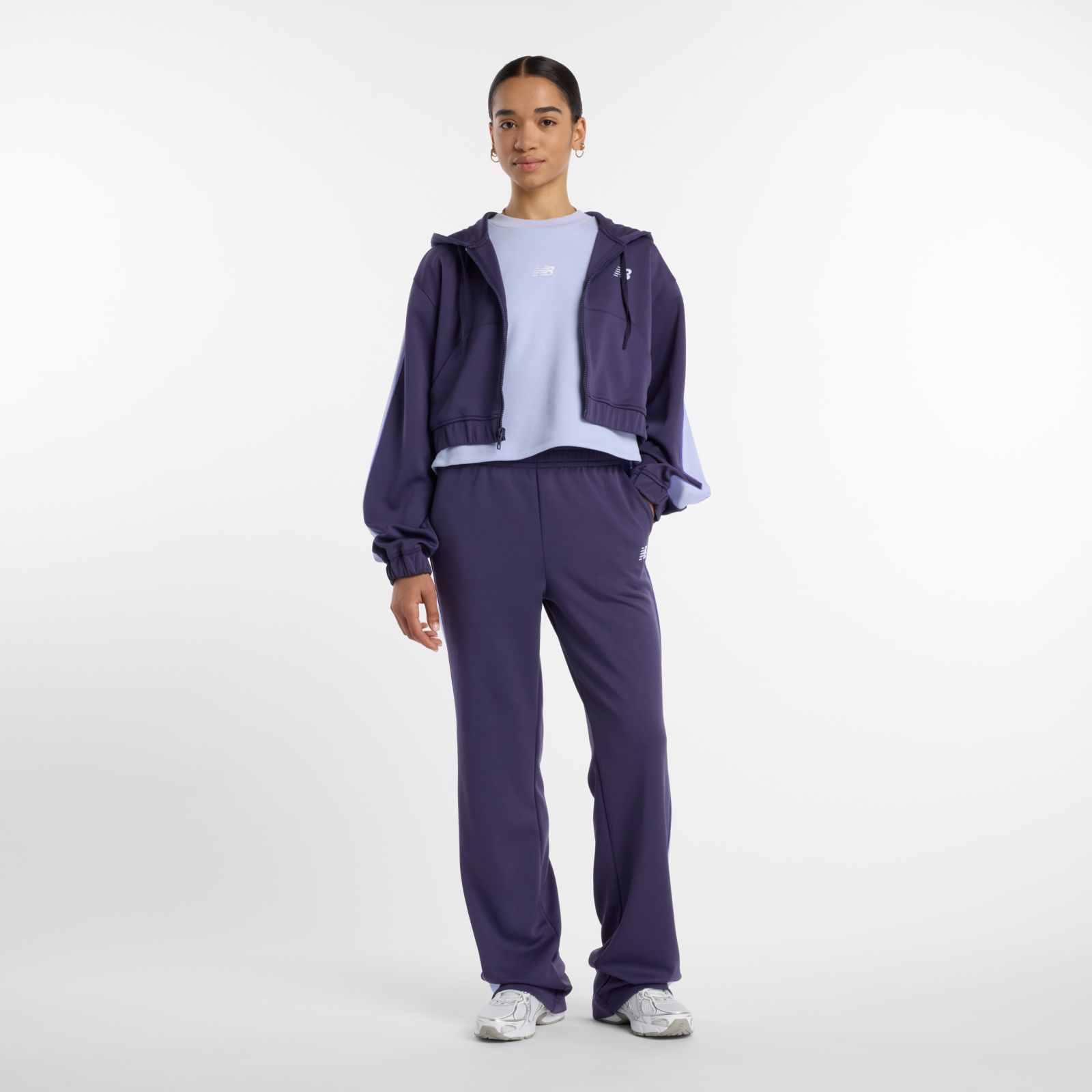 Женские худи New Balance Interlock Full Zip — фото 2