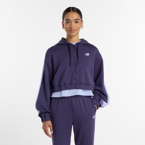 Женские худи New Balance Interlock Full Zip
