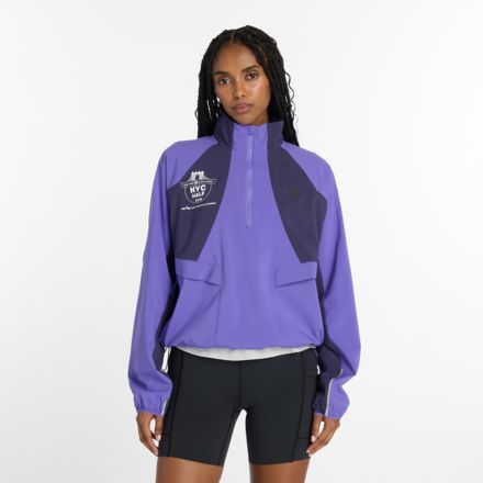 United Airlines NYC Half Race Day Jacket, ELECTRIC PURPLE with Purple, WJ61H22ZEPU