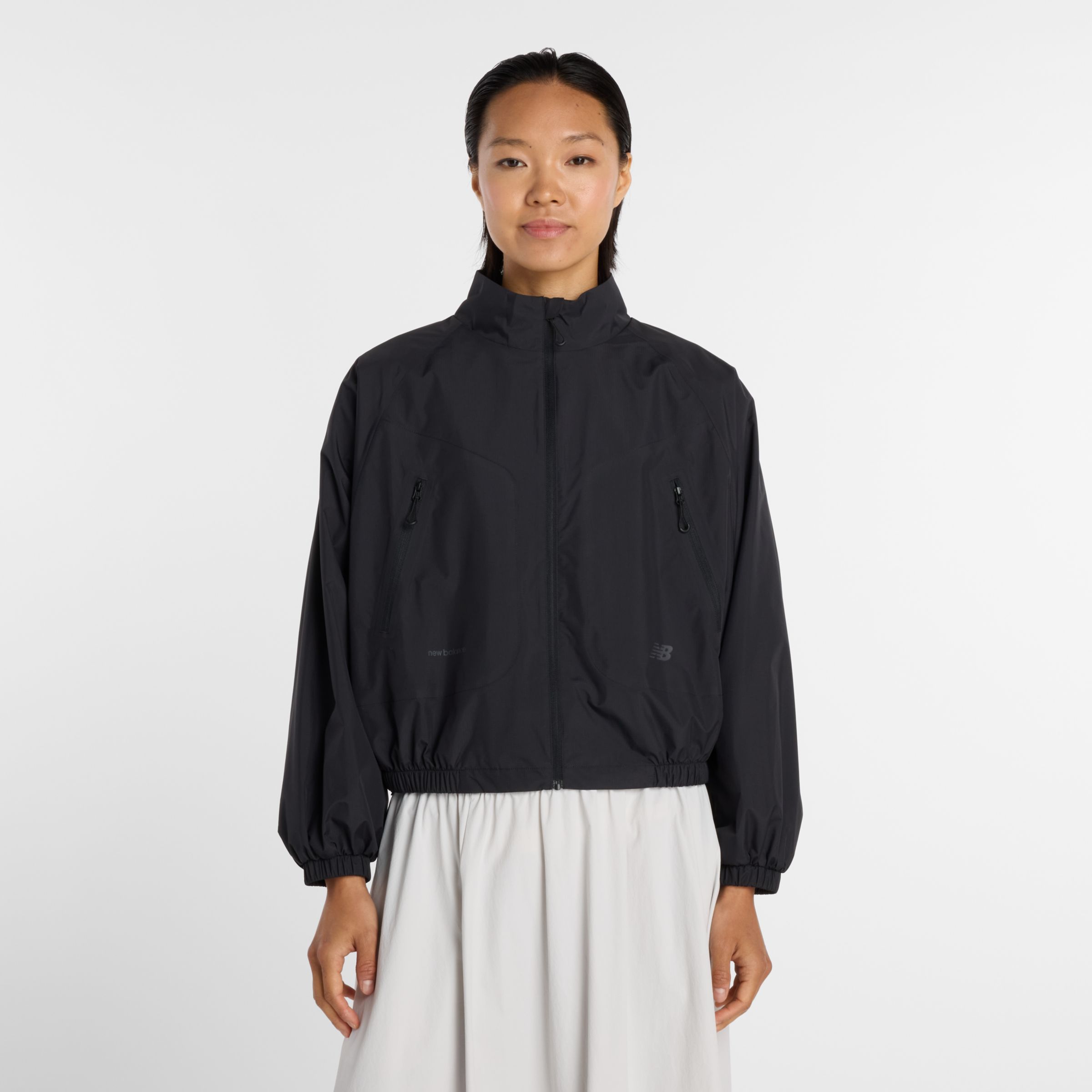 NB GREY スタンドカラージャケット