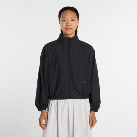 NB GREY スタンドカラージャケット, BLACK, WJ61K7P0BK