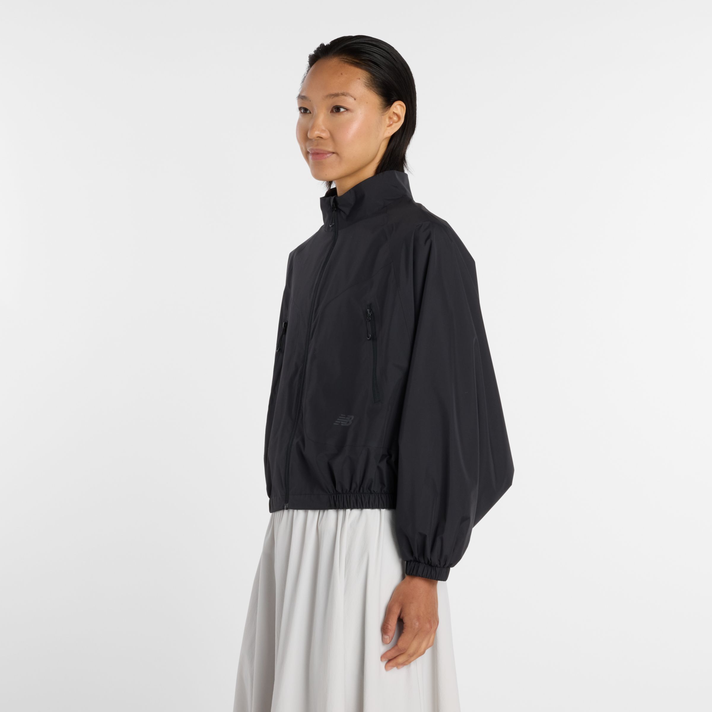 NB GREY スタンドカラージャケット