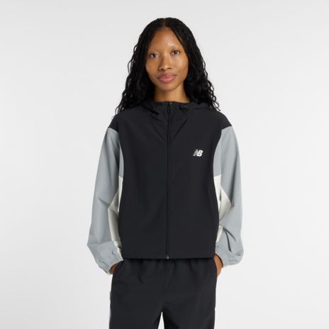 ウーブンフーデッドジャケット