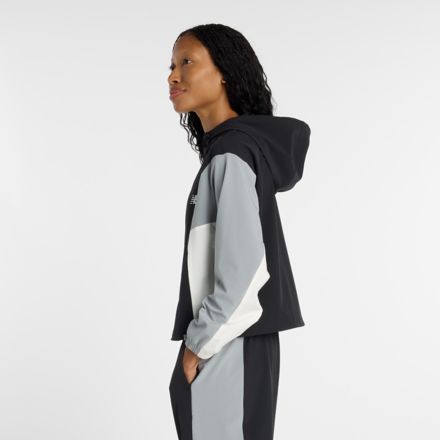 ウーブンフーデッドジャケット