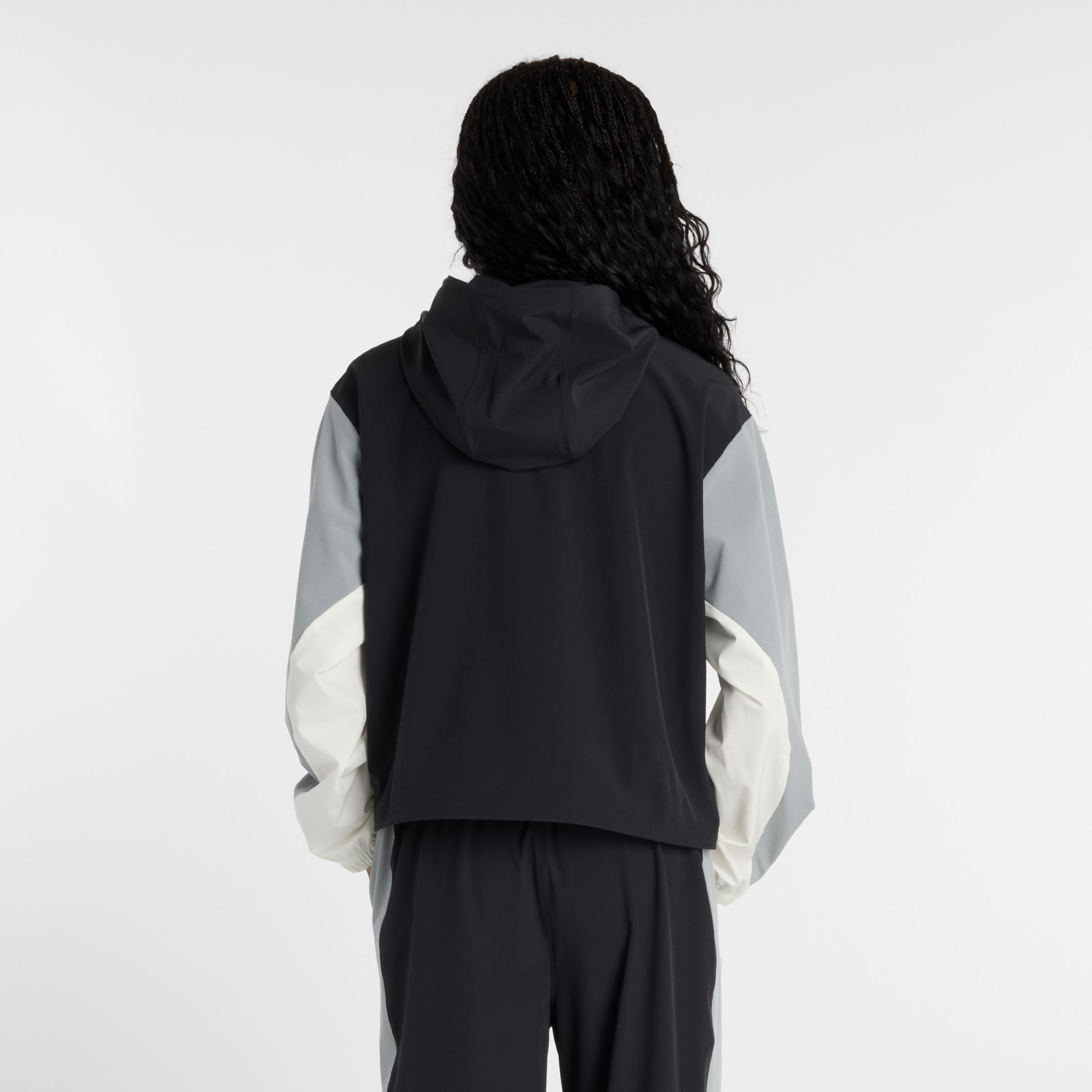 ウーブンフーデッドジャケット