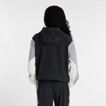 ウーブンフーデッドジャケット