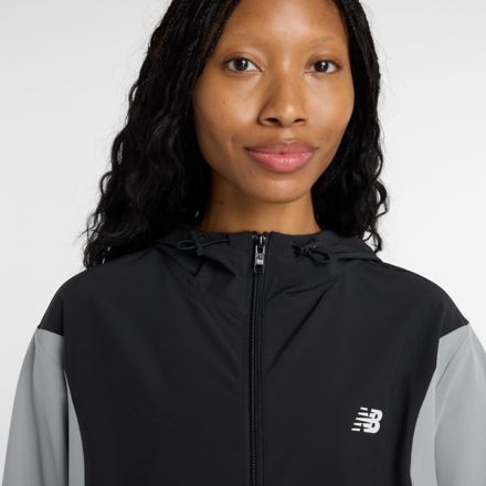 ウーブンフーデッドジャケット, BLACK, WJ61M2MGBK