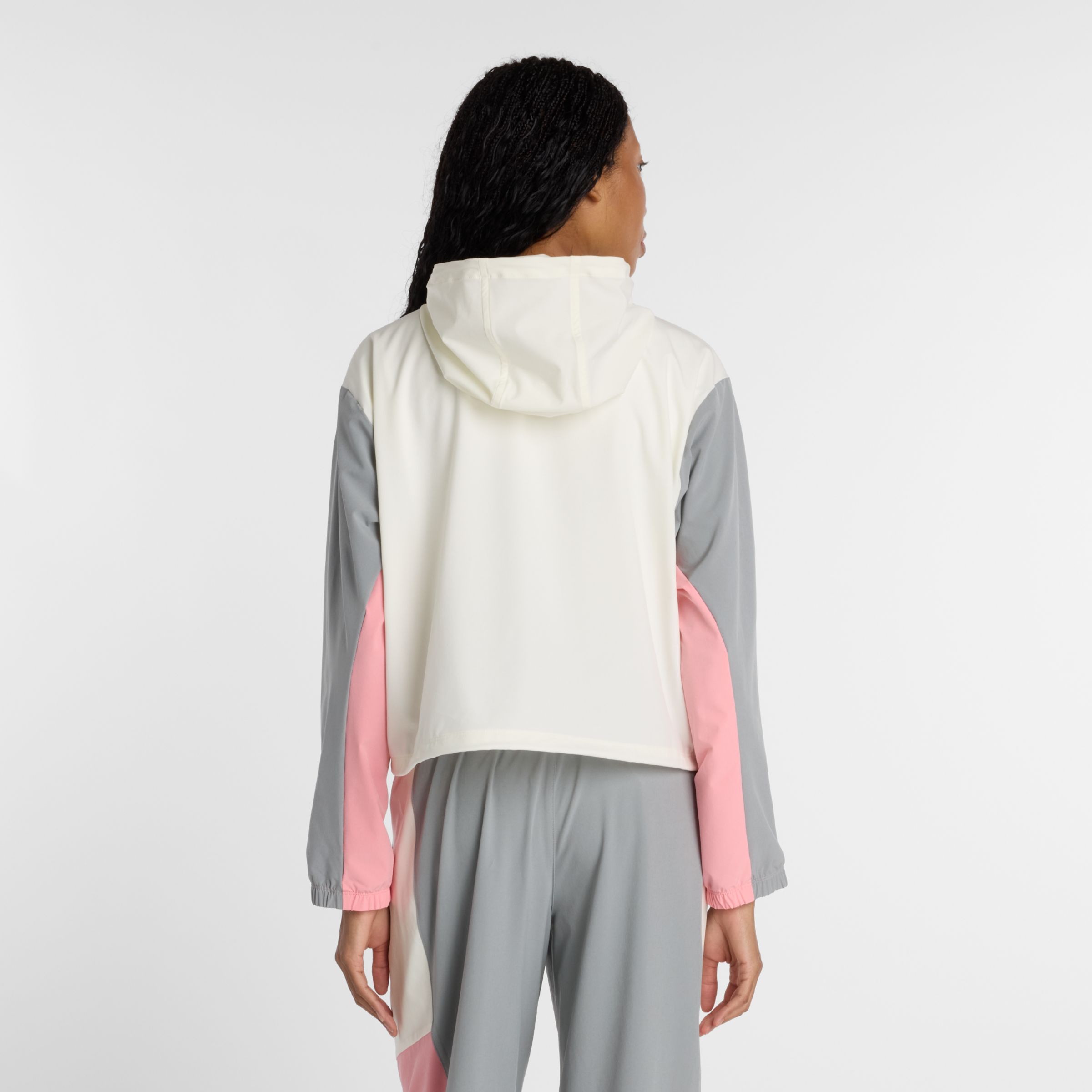 ウーブンフーデッドジャケット