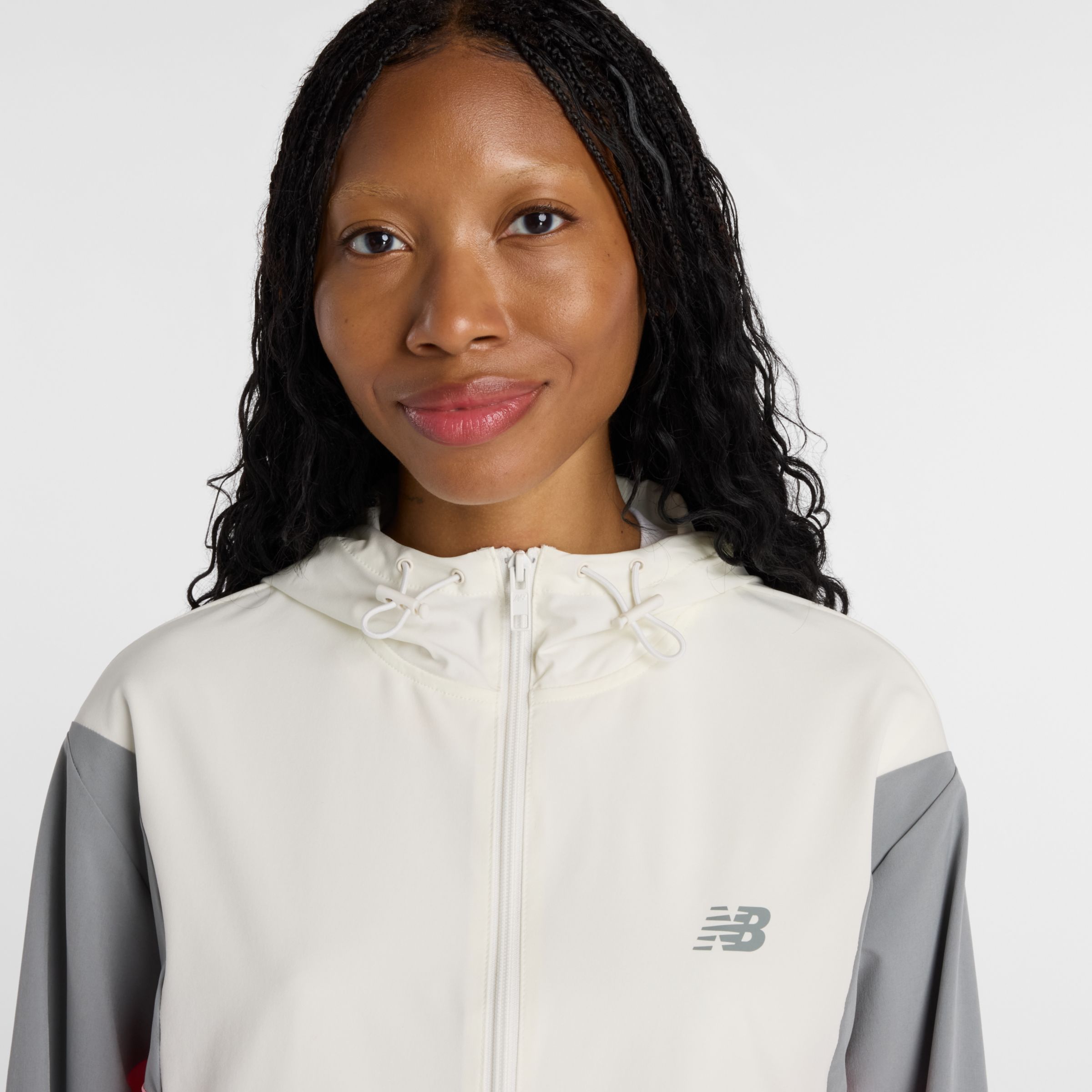 ウーブンフーデッドジャケット