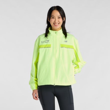 London Edition Marathon Jacket, AFTERGLOW with ALKALINE GREEN, WJ61N4QMAFG