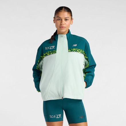 London Edition Marathon Jacket, COSMIC JADE with MEDUSA GREEN, WJ61N4QMCOJ