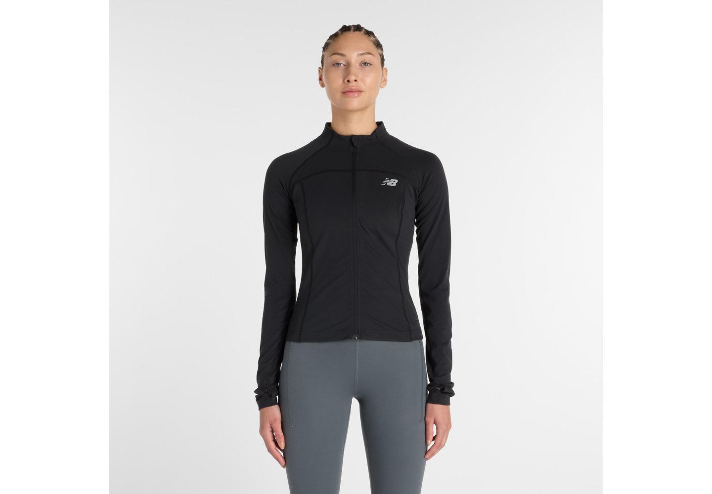 New Balance NB Harmony Fitted Full Zip in Black — photo 1 of 1