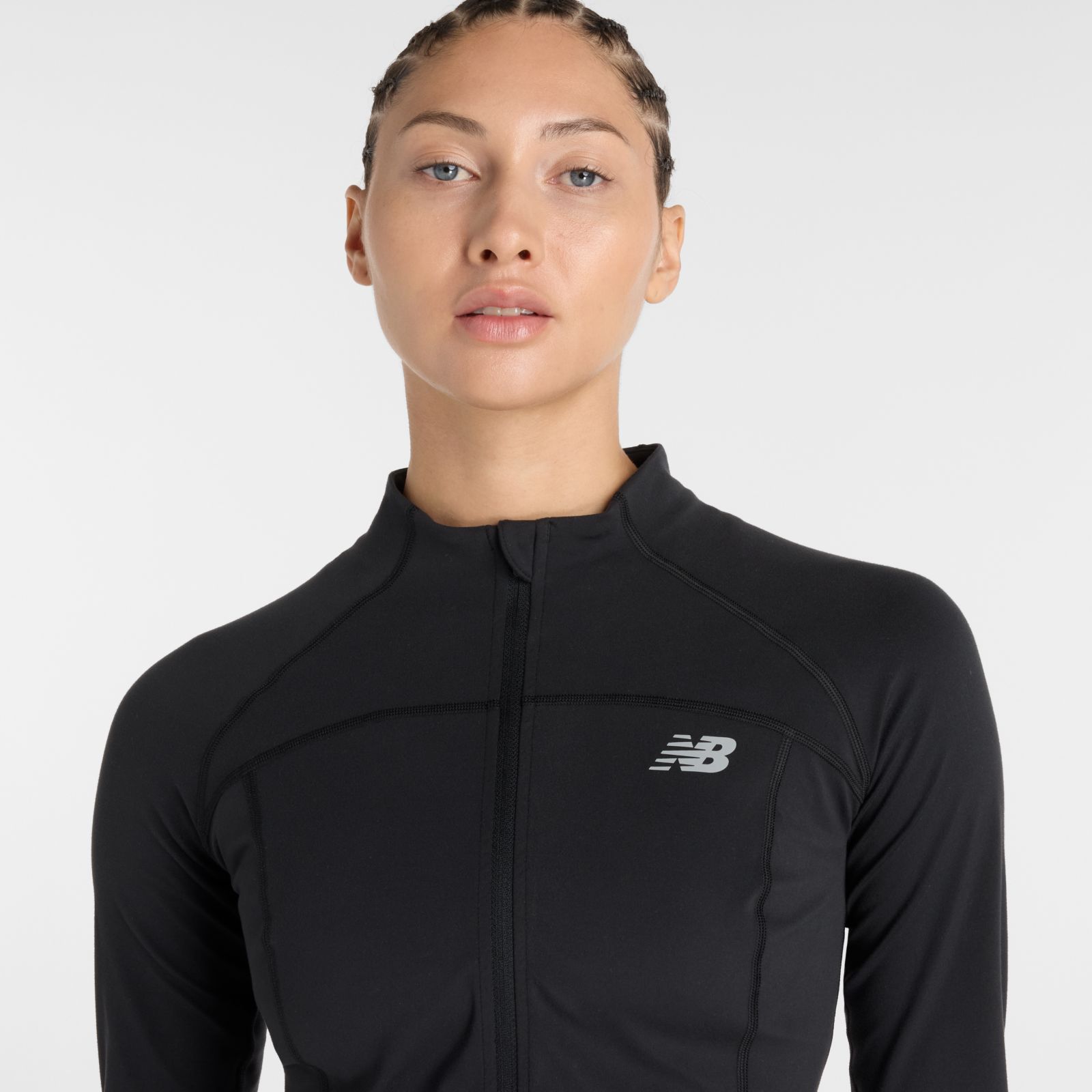 Женские худи New Balance NB Harmony Fitted Full Zip — фото 4