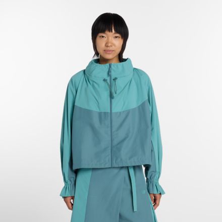 NB GREY カラーブロックジャケット, FADED TEAL with SALT WATER, WJ61X2IFFAD