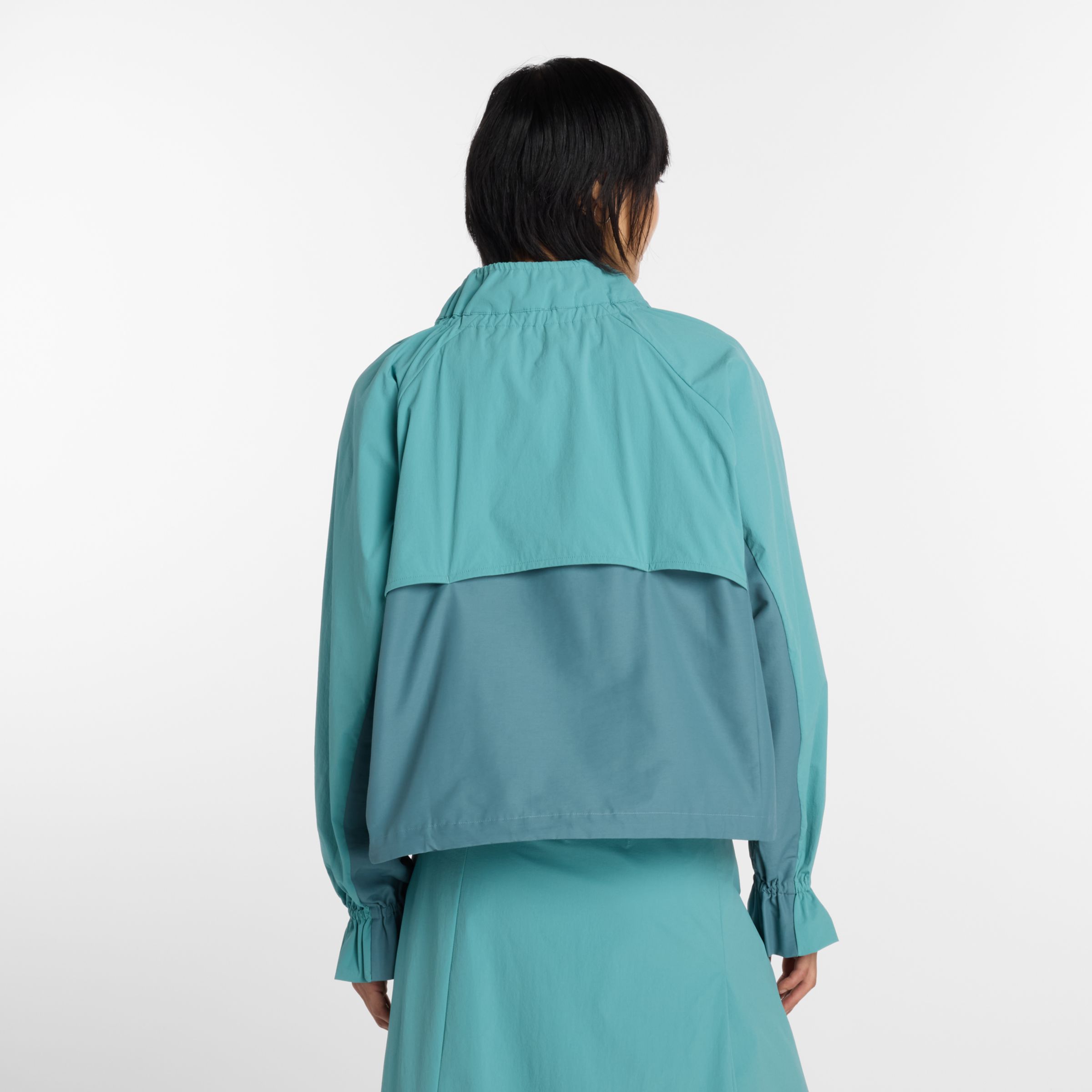 NB GREY カラーブロックジャケット