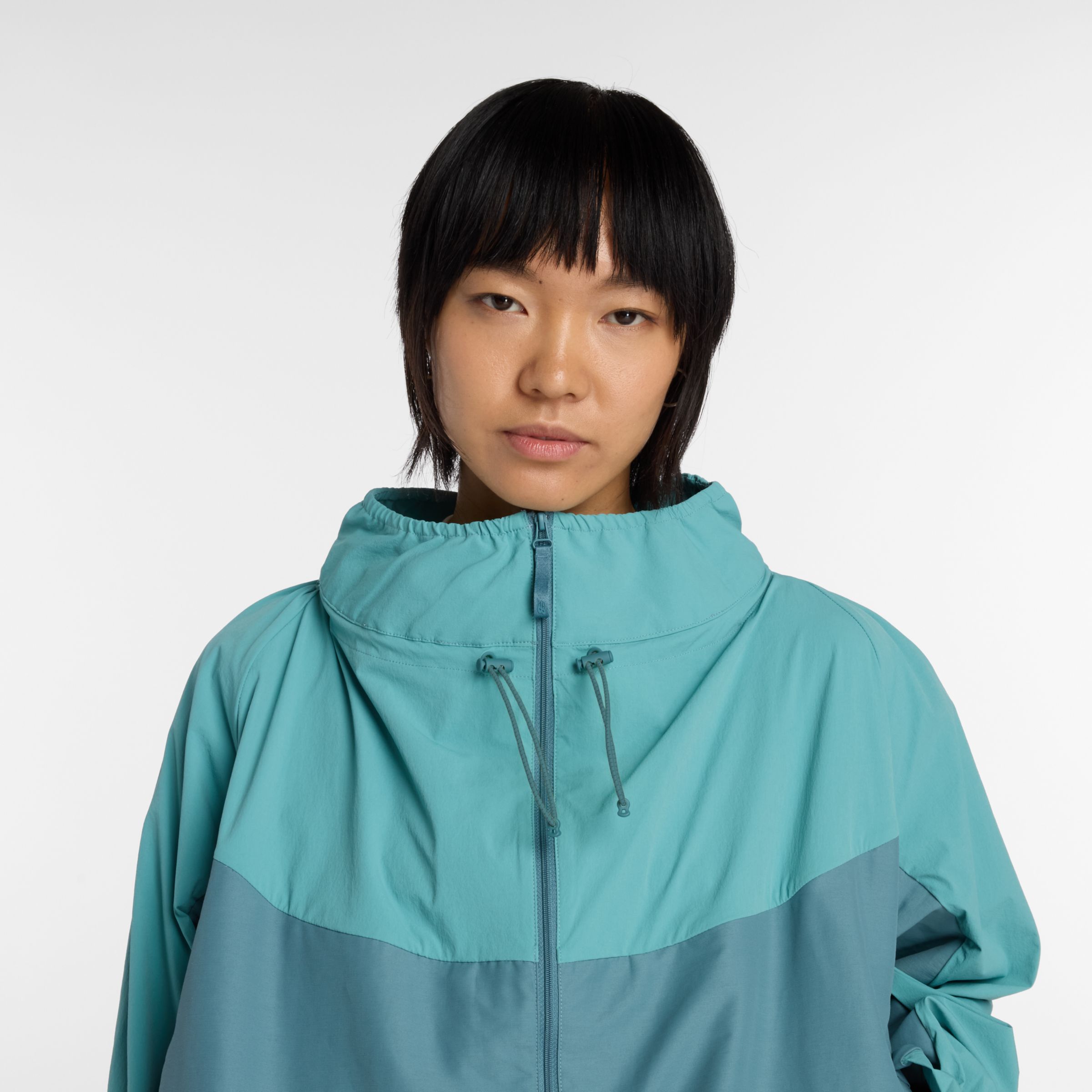 NB GREY カラーブロックジャケット