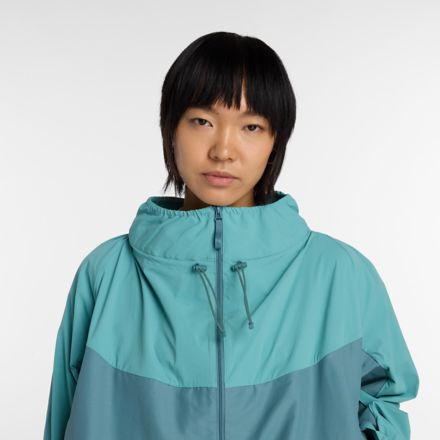 NB GREY カラーブロックジャケット, FADED TEAL with SALT WATER, WJ61X2IFFAD