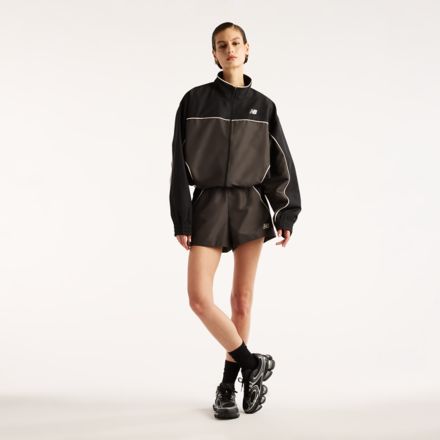 Trackside Woven Jacket, CIMENT NOIR, WJ6279FYBLK