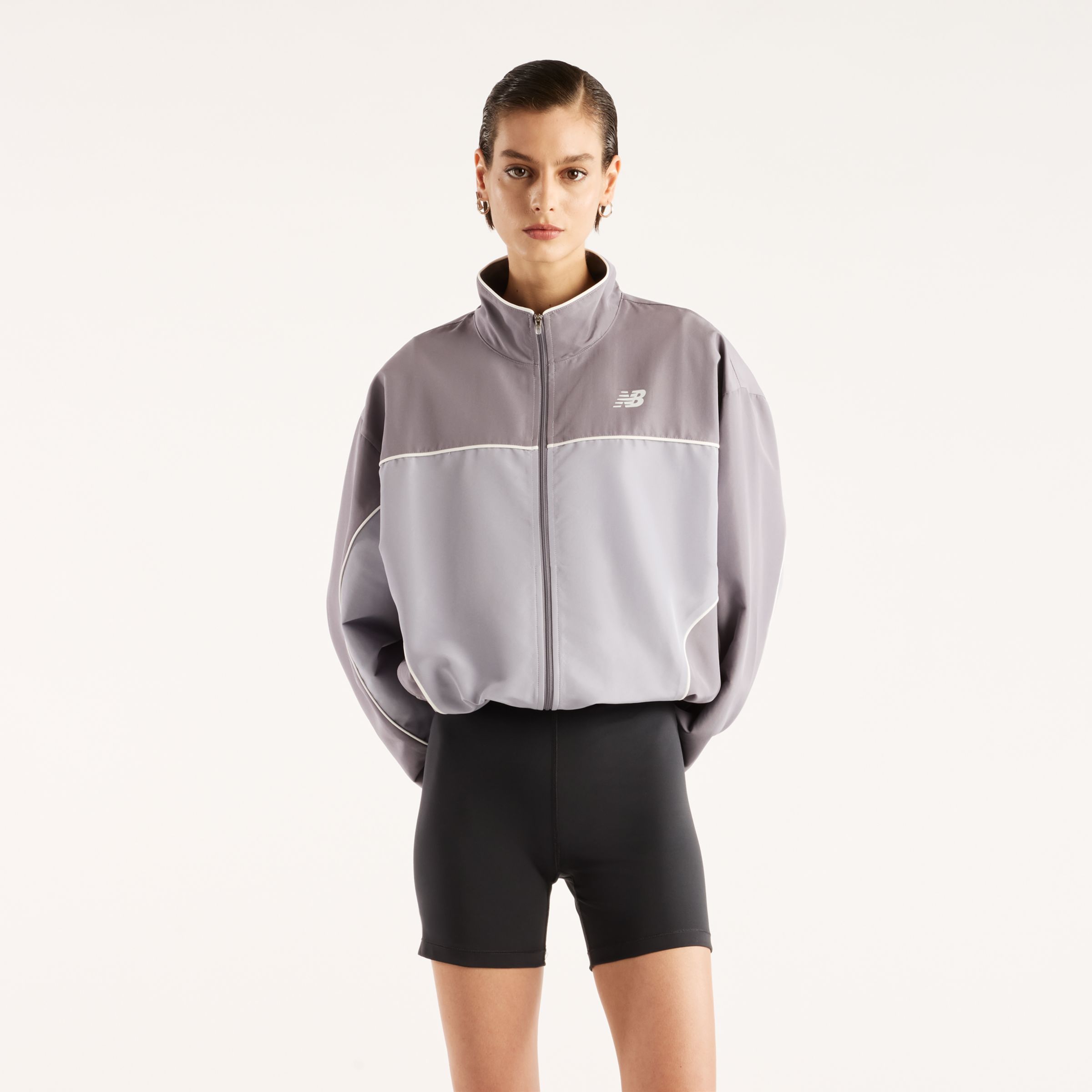 New Balance Trackside 梭織外套, WJ6279FYDGS