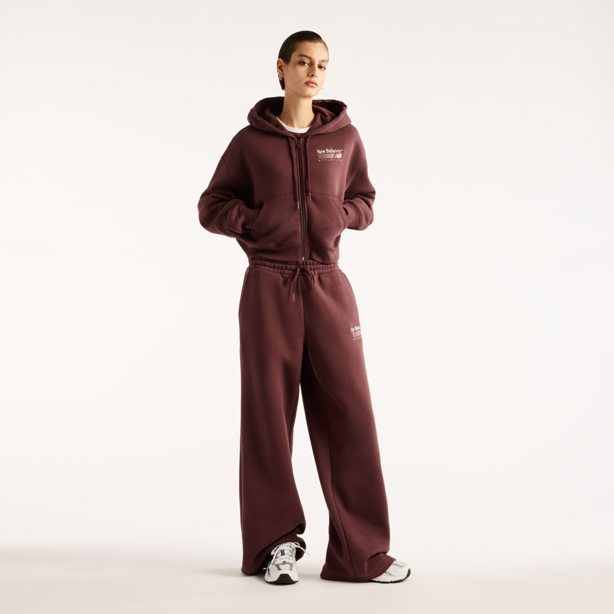 New Balance Trackside Fleece Full Zip, WJ62P2UPYLR