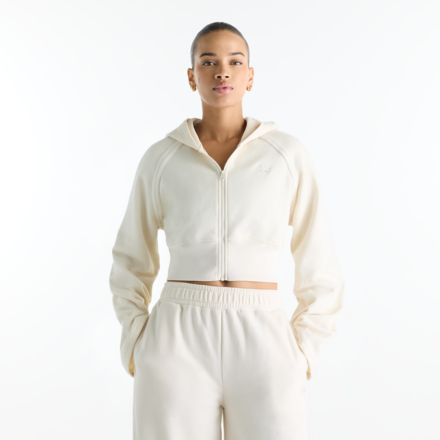 Brushed Coastal Fleece Full Zip, LINEN, WJ62Q0WVLIN