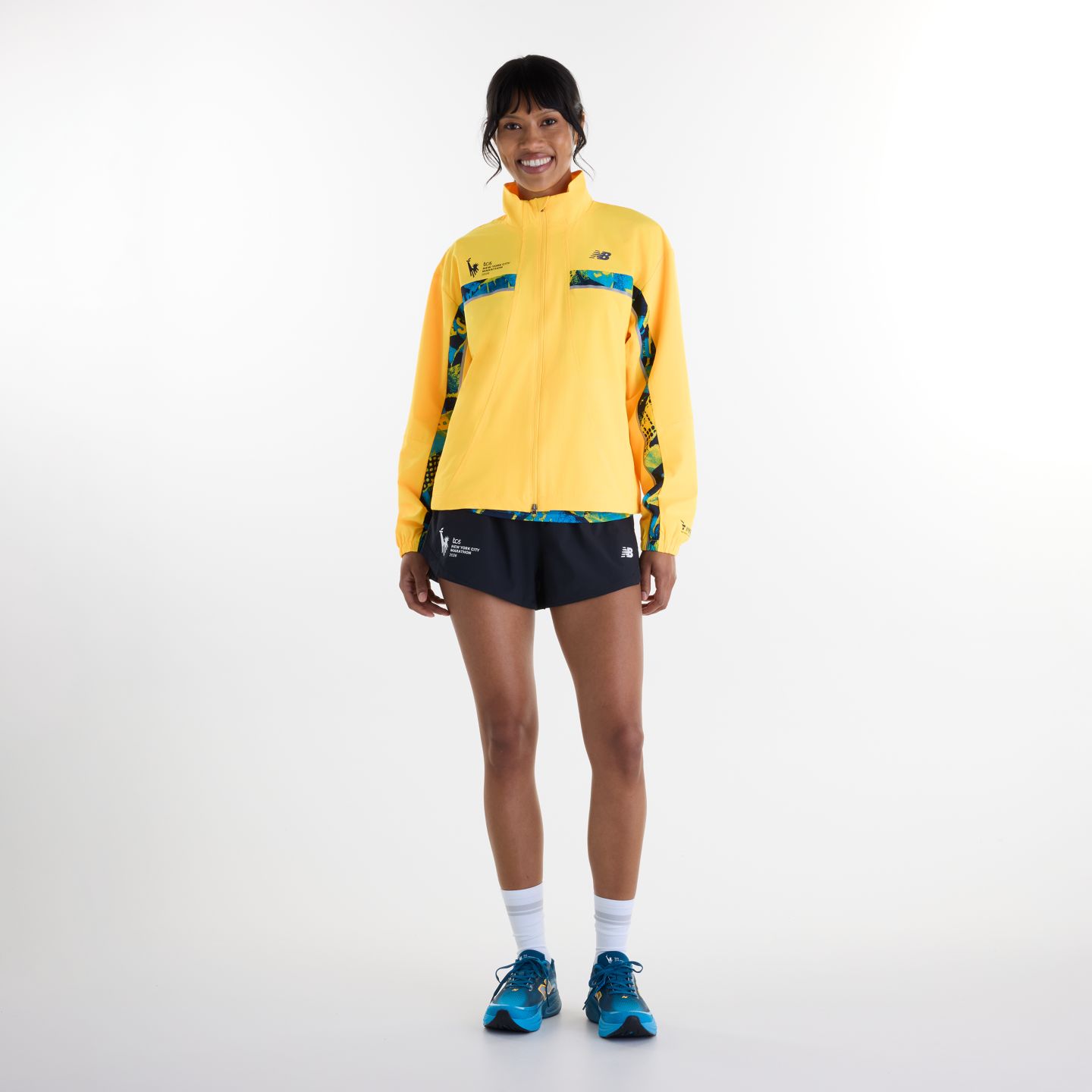 Женская куртка New Balance NYC Marathon, цвет: Оранжевый — фото 2