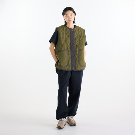 Quilted Vest, WAKAME, WJ62U33OAAO