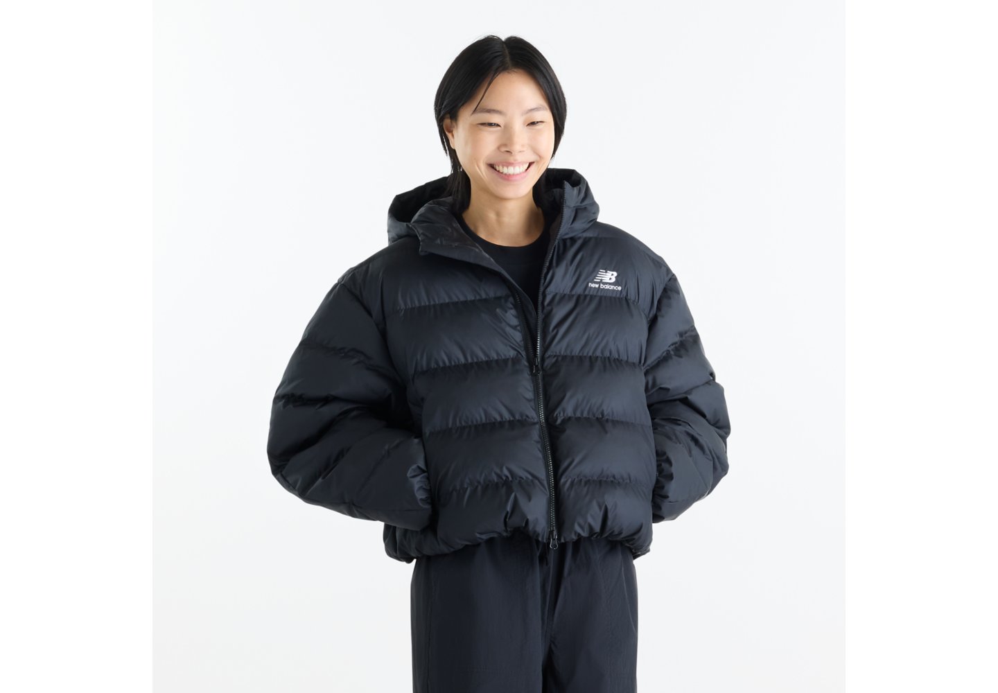 New Balance Boston Puffer Jacket in Black — photo 1 of 1