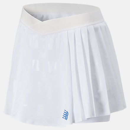 NB Jupe Tournament Pleated Tennis, WK11439WT image number null