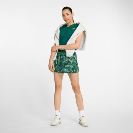 Women's Printed Tournament Skort, MARSH GREEN, WK43401MHN
