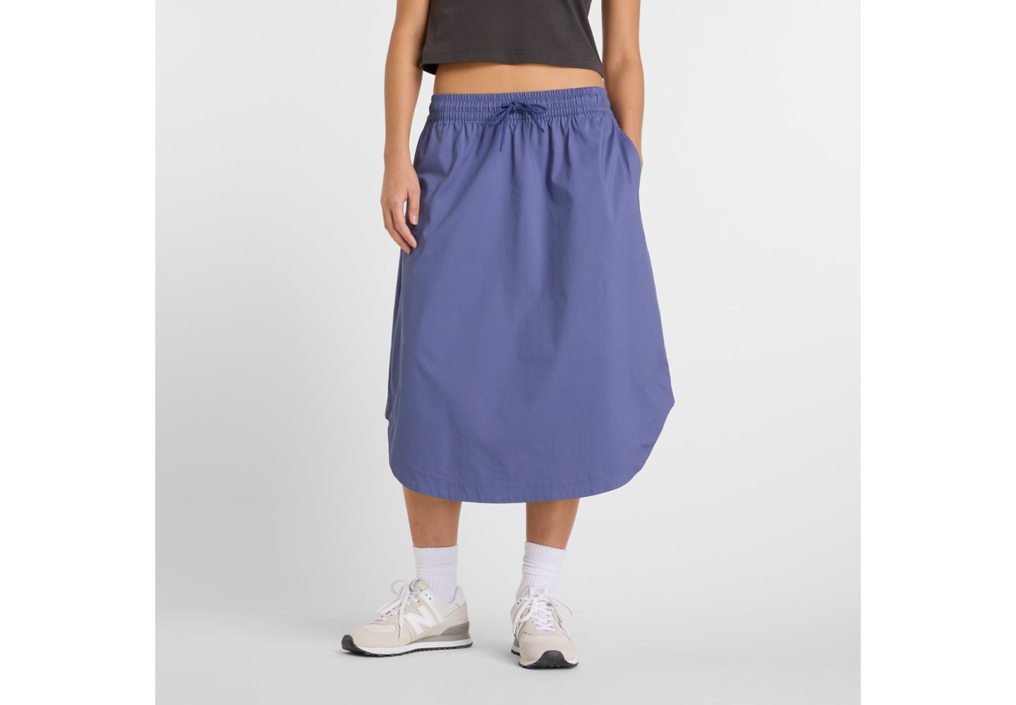 New Balance Twill Midi Skirt in Dream State — photo 1 of 1