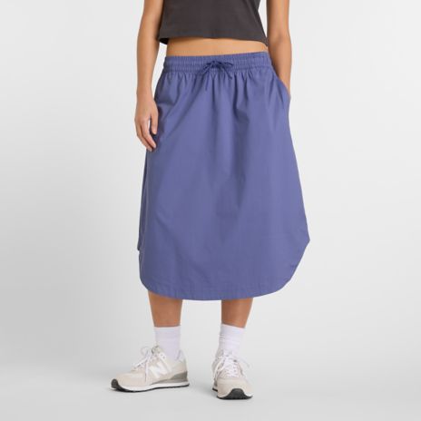 Twill Midi Skirt