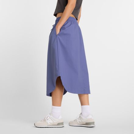 Twill Midi Skirt