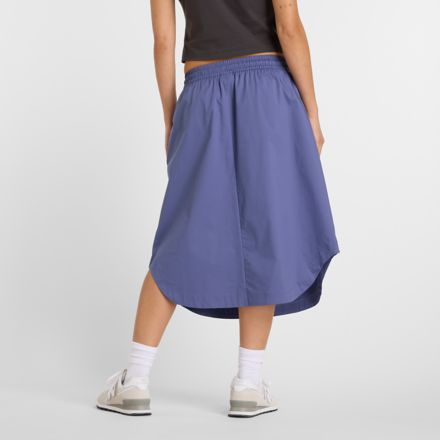 Twill Midi Skirt
