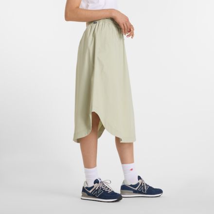 Twill Midi Skirt