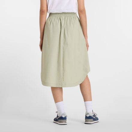 Twill Midi Skirt